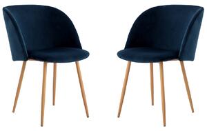 Sada dvoch moderných stoličiek Archie 420-3, Farby:: G062-49 Blue Mirjan24 5902928517422