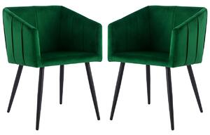 Sada dvoch moderných stoličiek Archie 226, Farby:: MJH-93 Green Mirjan24 5902928142891