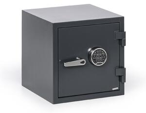 Ohnivzdorný nábytkový trezor s elektronickým zámkom, trieda S2, 450 x 440 x 435 mm