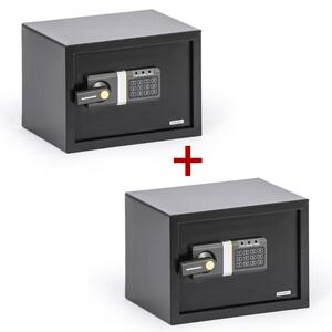 Nábytkový sejf s elektronickým zámkom 1+1 ZADARMO, 250 x 350 x 250 mm