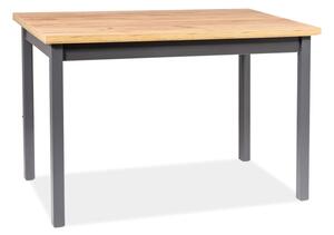 Signal Jedálenský stôl ADAM, dub lancelot / ANTRACIT 100x60