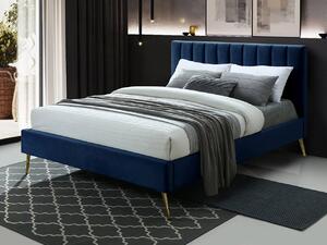 Čalúnená manželská posteľ Blues New, Rozmer postele: 160x200, Farby:: Sivý aksamit CFF0007-02 Mirjan24 5903211217791