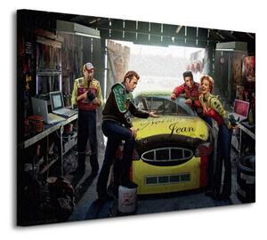 Art Group Obraz na plátne Stretnutie v garáži Consani Chris Veľkosť: 80 x 60 cm