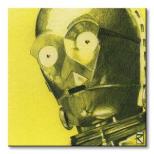 Art Group Obraz na plátne Star Wars C3PO Sketch Veľkosť: 30 x 30 cm