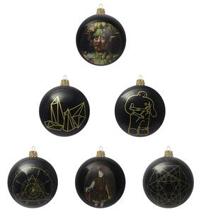 Súprava vianočných ozdôb s dekorom z doby Rudolfa II