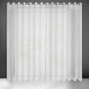 ZÁCLONA NA KRÚŽKOCH CARLA 300 CM X 250 CM BIELA