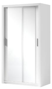 Šatníková skriňa s posuvnými dverami a so zrkadlom Kler SZ120 KE05, Farby: dub zlatý / zrkadlo Mirjan24 5903211011795
