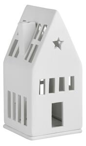 Porcelánový svietnik domček s hviezdičkou