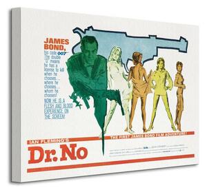 Art Group Obraz na plátne James Bond (Dr No - Gun) Veľkosť: 40 x 30 cm