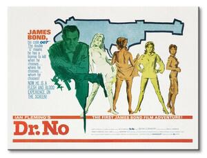 Art Group Obraz na plátne James Bond (Dr No - Gun) Veľkosť: 40 x 30 cm