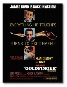 Art Group Obraz na plátne James Bond (Goldfinger - Excitement) Veľkosť: 30 x 40 cm