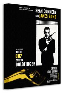 Art Group Obraz na plátne James Bond (Goldfinger - Window) Veľkosť: 30 x 40 cm
