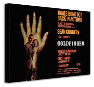 Art Group Obraz na plátne James Bond (Goldfinger - Hand) Veľkosť: 40 x 30 cm
