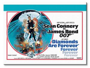 Art Group Obraz na plátne James Bond (Diamonds Are Forever - Circle) Veľkosť: 40 x 30 cm