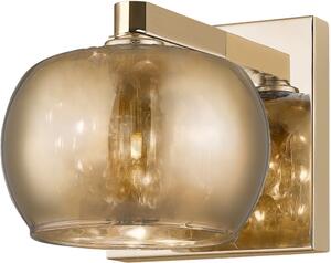Zuma Line Crystal nástenná lampa 1x42 W zlatá W0076-01A-F7HF