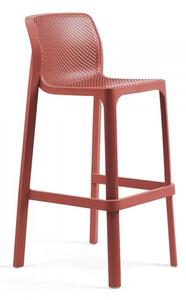 Záhradná barová stolička Nardi NET STOOL Vyhotovenie: Koralová