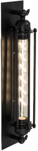 Abigali Retro nástenná lampa 1x40 W čierna KR-E27