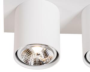 Moderné stropné bodové svietidlo biele 2-svetlo - Tubo