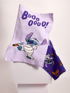 Sinsay - Súprava bavlnených uterákov na ruky s halloweenským motívom 2 pack Stitch - fialová