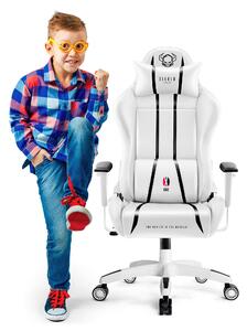 Detské otočné herné kreslo Diablo X-One 2.0 Kids Size: bielo-čierna Diablochairs