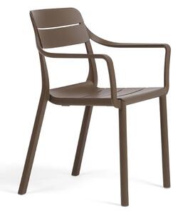Záhradná stolička s podrúčkami Nardi CASSIA ARMCHAIR Vyhotovenie: Tabaková
