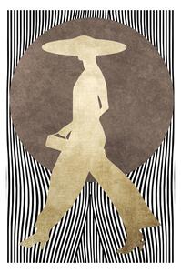 Plagát, Obraz - Kubistika - La Madame Noir, (40 x 60 cm)