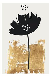 Plagát, Obraz - Kubistika - Black poppy, (40 x 60 cm)