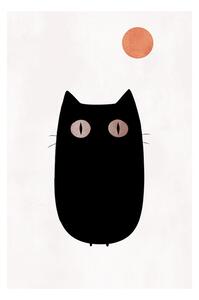 Plagát, Obraz - Kubistika - The cat, (40 x 60 cm)