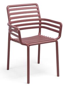 Záhradná stolička s podrúčkami Nardi DOGA ARMCHAIR Vyhotovenie: Marsala