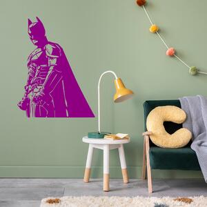 Veselá Stena Samolepka na stenu Silueta Batmana Farba: černá