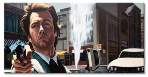 Art Group Obraz na plátne Clint Eastwood Reed Justin Veľkosť: 100 x 50 cm