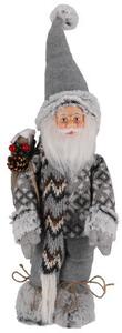 Vianočná dekorácia Santa Claus s vrecom 50 cm