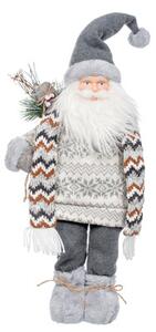 Vianočná dekorácia Santa Claus s vrecom 60 cm