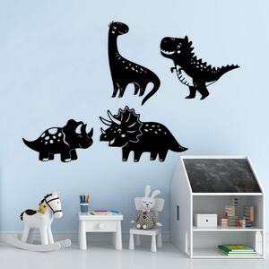 DUBLEZ | Nálepky na stenu do detskej izby - Hravé dinosaury