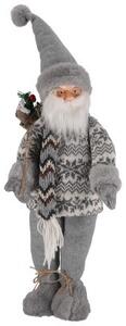 Vianočná dekorácia Santa Claus s vrecom 60 cm