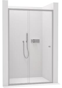 CERANO - Sprchové posuvné dvere Varone POINT Ľ/P - 6 mm - chróm, transparentné sklo - 90x195 cm