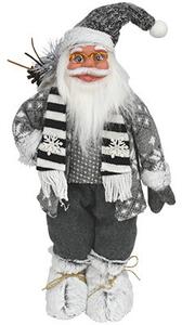 Vianočná dekorácia Santa Claus s vrecom 50 cm