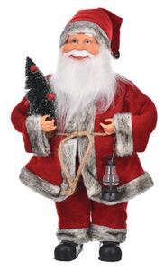 Vianočná dekorácia Santa Claus biela / červená 40 cm