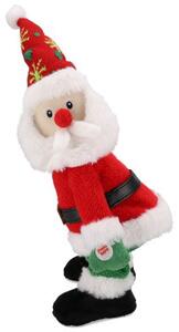 Vianočná dekorácia Santa Claus zelená / červená 40 cm
