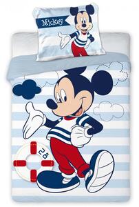 Faro Obliečky do postieľky Mickey Mouse Námorník,100x135/40x60 cm