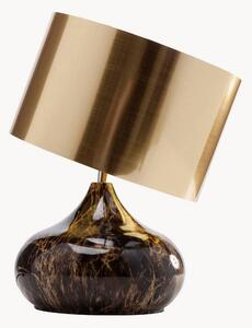 Stolová lampa v mramorovom vzhľade's nastaviteľným tienidlom Mamo Deluxe