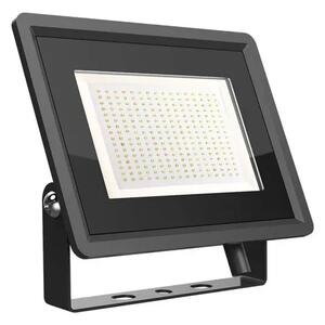 V-TAC Čierny LED reflektor 200W, Studená biela 6000 - 6500K