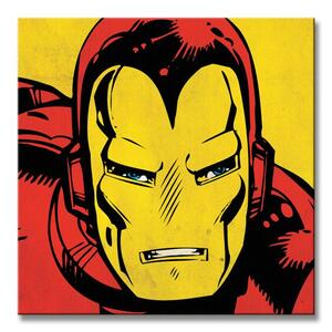 Art Group Obraz na plátne Marvel Comics (Iron Man Closeup) Veľkosť: 40 x 40 cm