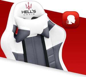 Hells Herná stolička Hell's Chair HC-1004 WHITE