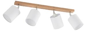 Stropné Lampa Lindby, Imarin, stmievateľné, Drevo, Obývacia izba, Drevo, Škandinávsky