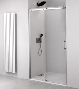 Polysan, THRON LINE ROUND sprchové dveře 1400 mm, kulaté pojezdy, čiré sklo, TL5014-5005