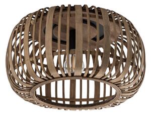 Stropné Lampa Lindby, Canyana, stmievateľné, Drevo, Obývacia izba, Drevo, Rustikálny