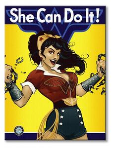 Art Group Obraz na plátne DC Comics Wonder Woman (She can do it) Veľkosť: 60 x 80 cm