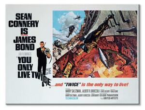 Art Group Obraz na plátne James Bond (You only live twice Helicopters) Veľkosť: 80 x 60 cm