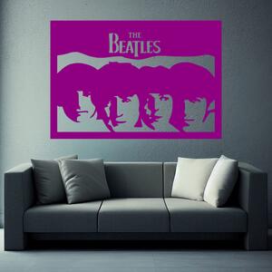 Veselá Stena Samolepka na stenu The Beatles Farba: černá